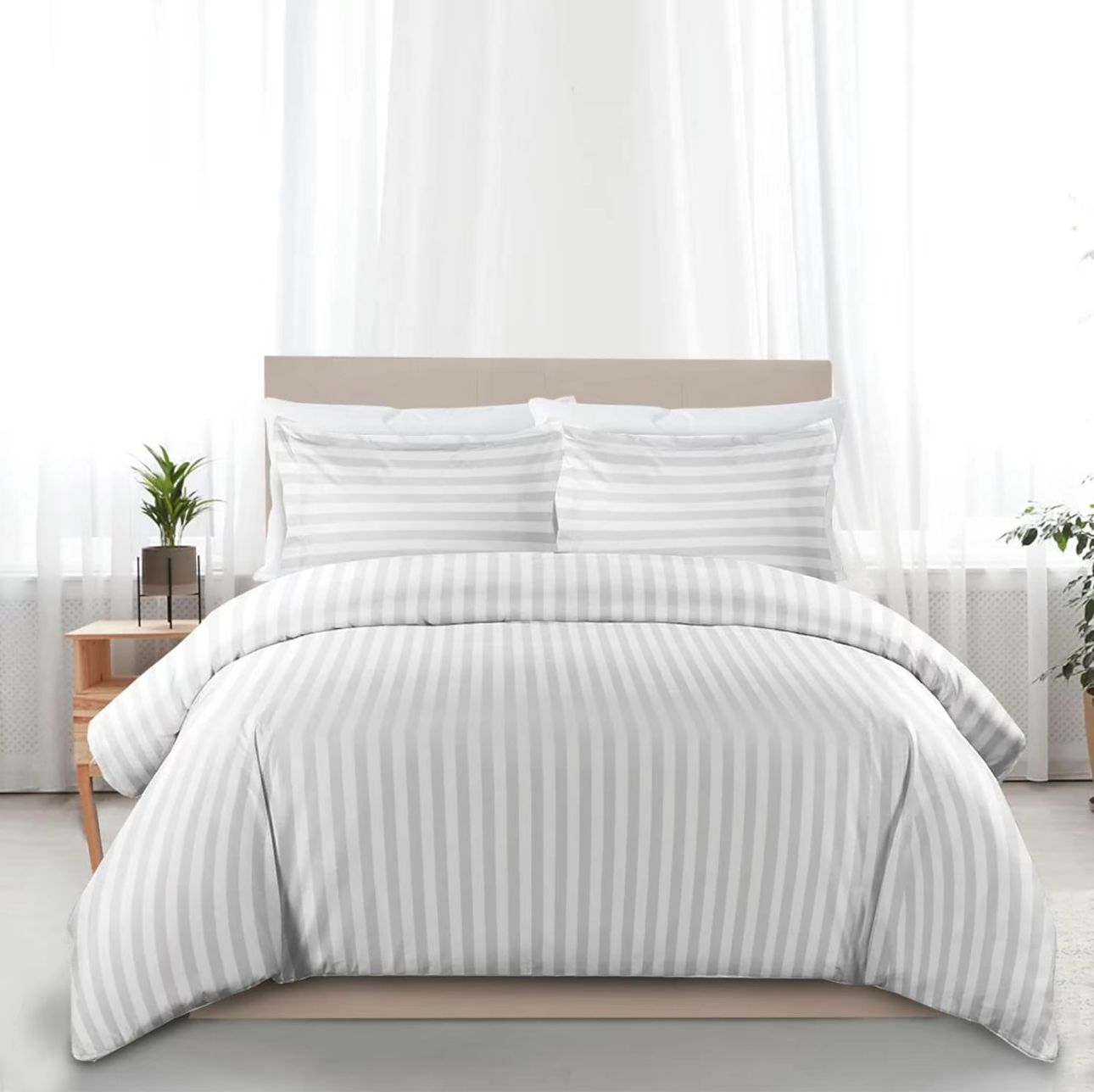 ICE WHITE BED SHEET SET